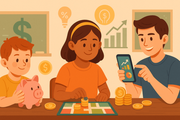 Soldi e bambini: guida pratica per insegnare l’educazione finanziaria dai 3 ai 18 anni